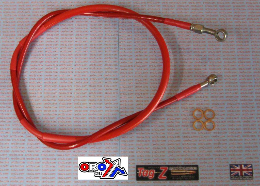 HOSE FRONT BRAKE RED / BLK, YZ125 YZ250 YZF250 450 05-07 FIR, KIT DONE thumbnail 2