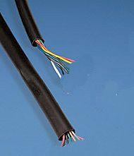 SHEATH PVC COVER 10MTR I.D10mm, FLEXIBL PVC WIRING COVER BLACK