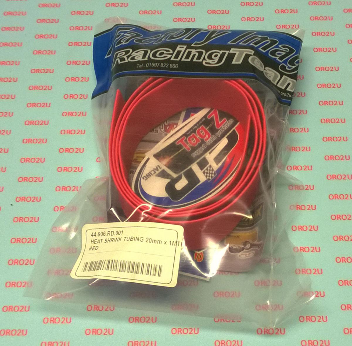 HEAT SHRINK TUBING 20mm x 1MTR, RED thumbnail 2