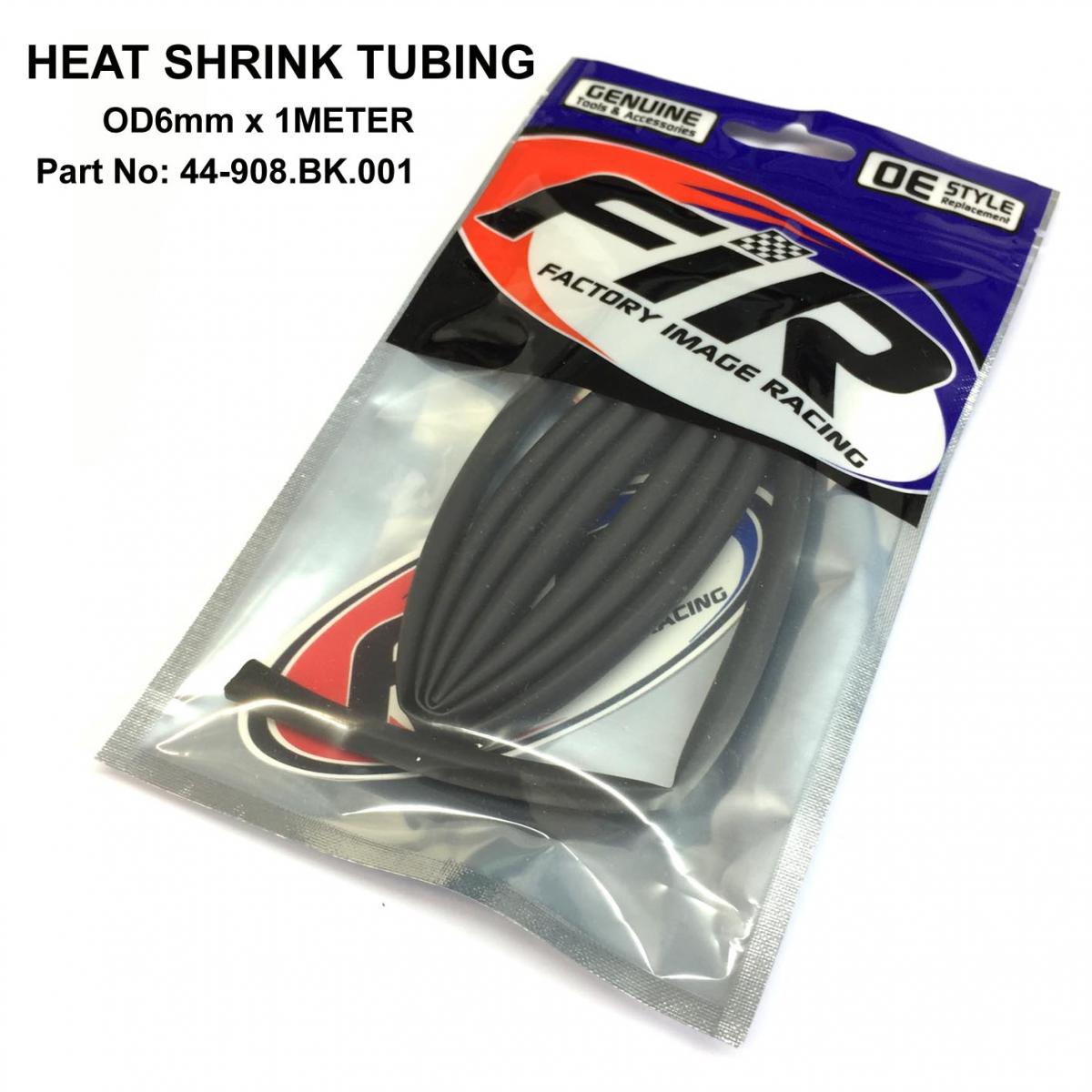 HEAT SHRINK TUBING 6mm x 1MTR, BLACK / thumbnail 3