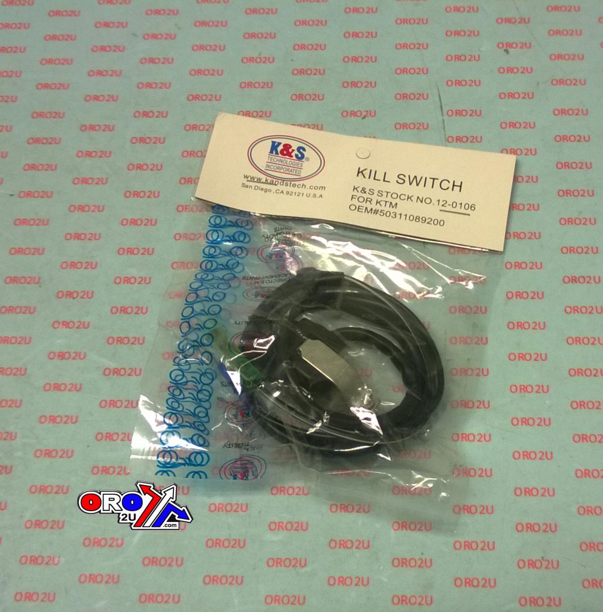SWITCH KILL KTM 50311089200 K&S 12-0106, 44-9648 thumbnail 5