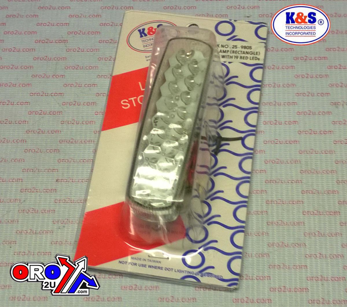 STOP & TAIL LIGHT 19/5 LED K&S 25-9805 thumbnail 2