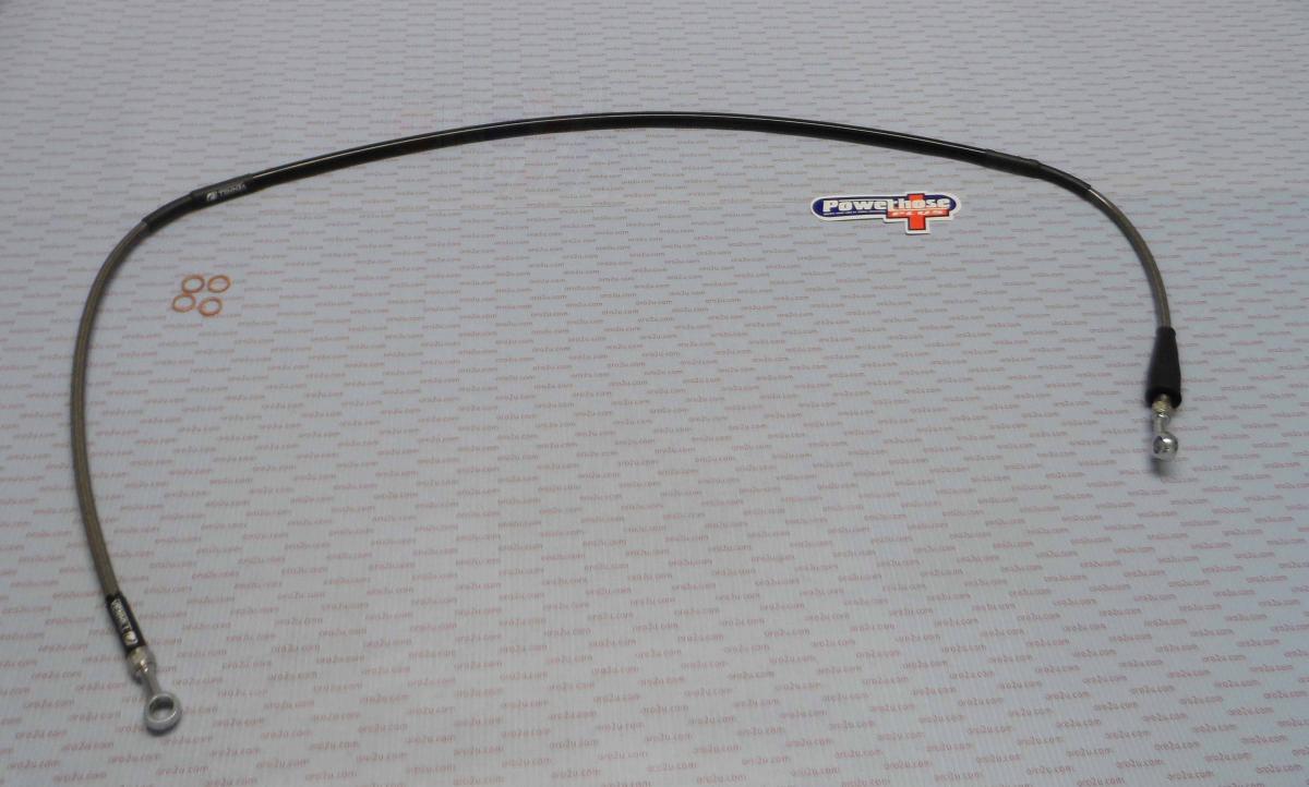 HOSE FRONT BRAKE SILVER / BLK, VENHILL K01-1-024/P, 1994-1996 KTM EXC250 thumbnail 2
