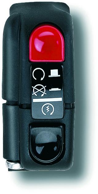 LIGHT SWITCH UNIVERSAL BLACK, DOMINO 0351AB.9A.04-00 thumbnail 2