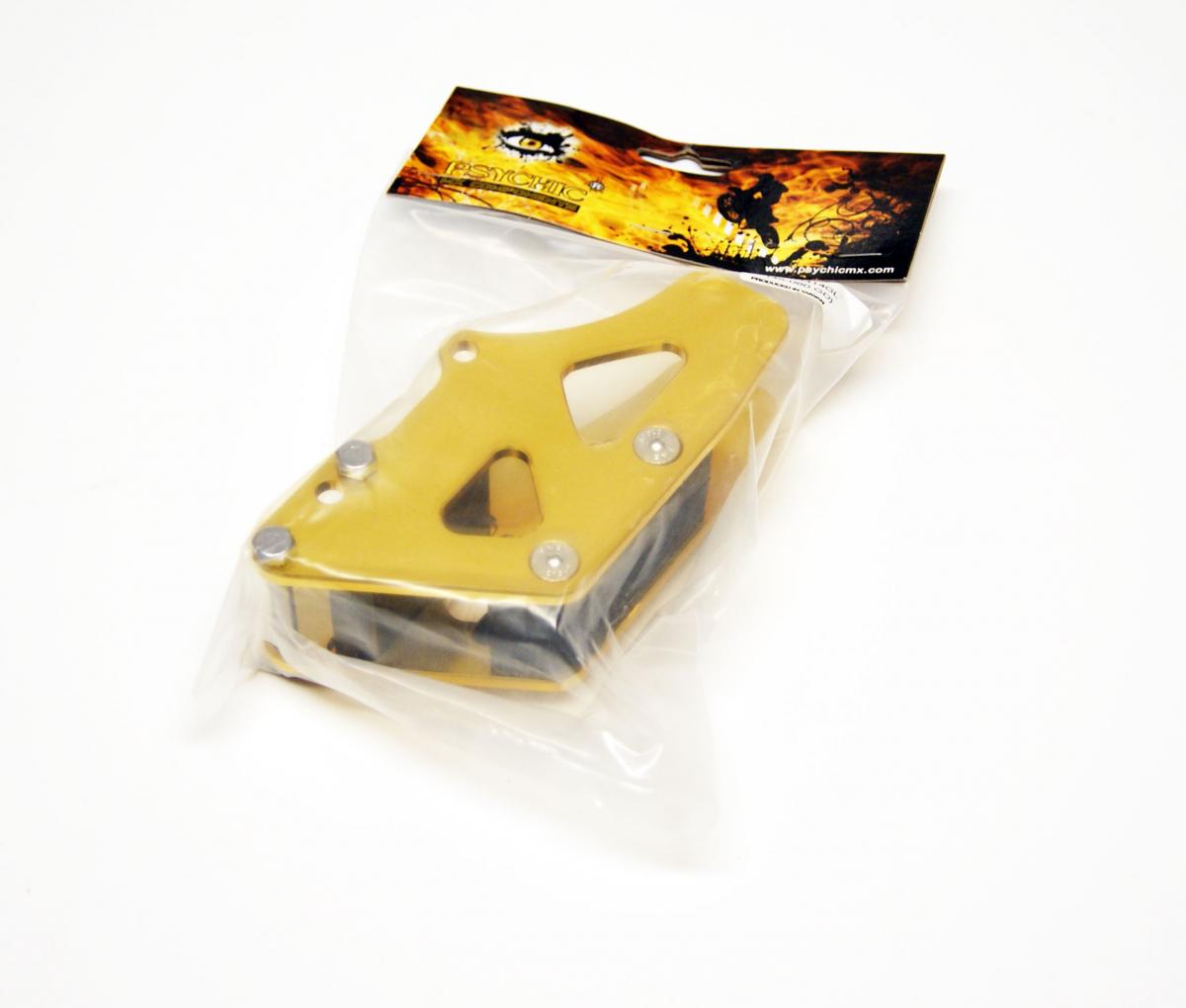 CHAIN GUARD WITH BLOCK GOLD, PSYCHIC MX-03414GL, Cross reference numbers ONLY. GUIDE CHAIN 52146-MEN-J00 PLATE CHAIN GUIDE 52147-MEN-J00 thumbnail 2