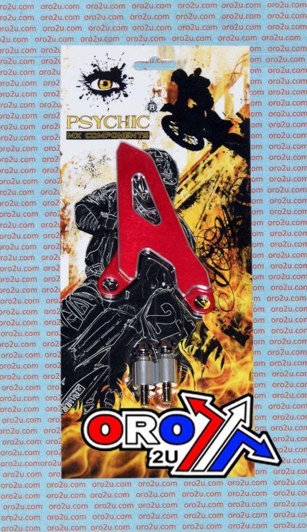 FRONT SPROCKET COVER CRF250R, 10-12, CRF450R 09-12 PSYCHIC, MX-03440 RED thumbnail 3