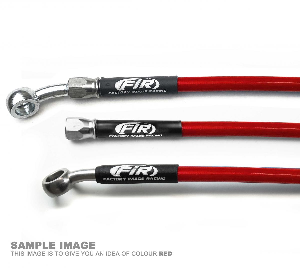 HOSE REAR BRAKE RED / BLK CR125/250 05-07 CRF250/450