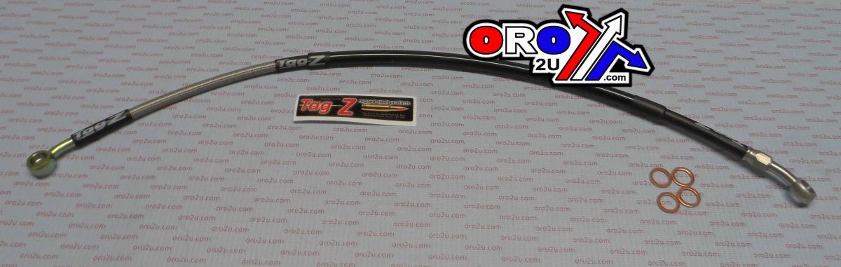 HOSE REAR BRAKE SILVER / BLACK, HONDA CRF150R & RB 2007-2014 thumbnail 2