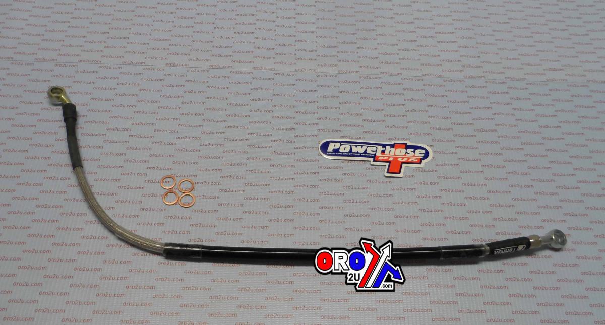 HOSE REAR BRAKE SILVER / BLK, VENHILL H02-2-036/P, HONDA CRF150R & RB 2007-2014 thumbnail 2