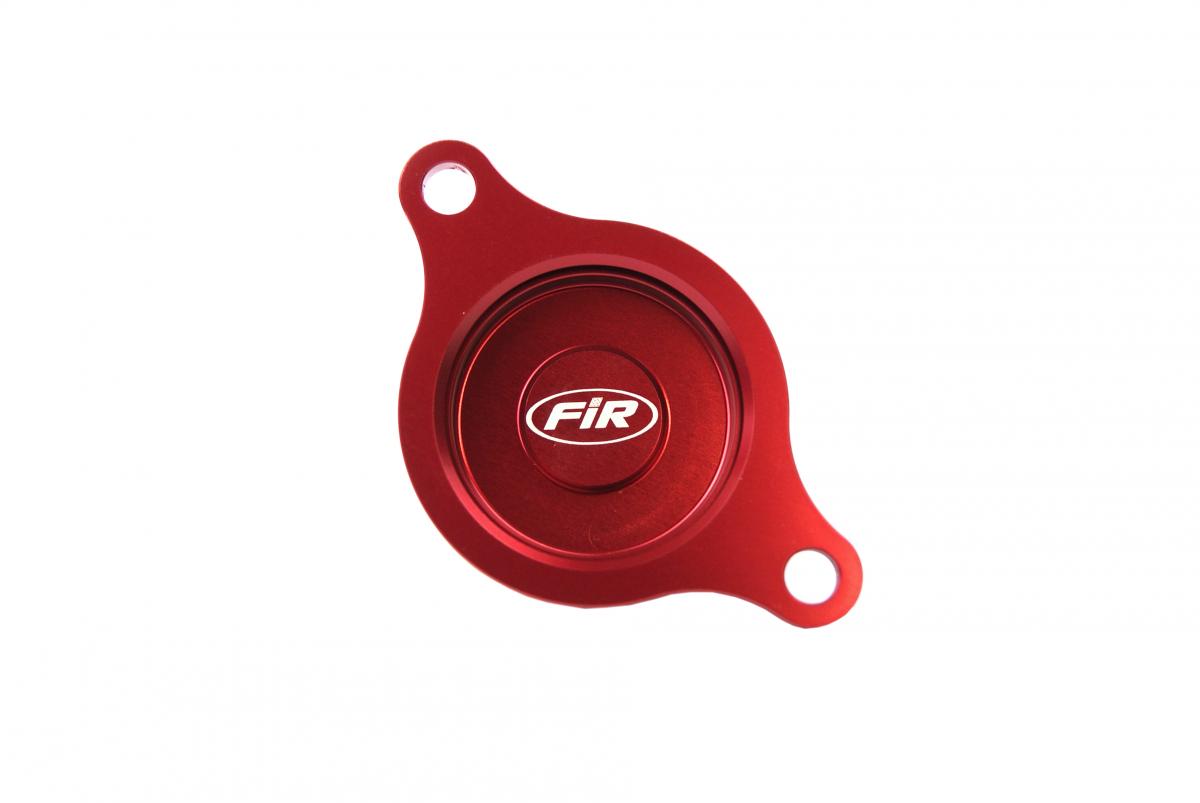 OIL FILTER COVER RED ALLOY CRF, HONDA CRF450R 2009-2016 OFC-102