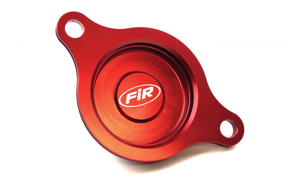 OIL FILTER COVER RED ALLOY CRF, HONDA CRF450R 2009-2016 OFC-102 thumbnail 2