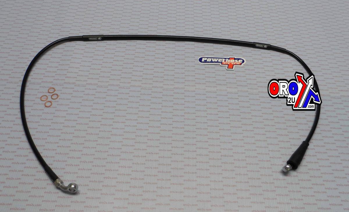 HOSE FRONT BRAKE SILVER / BLK, VENHILL H02-1-067/P, HONDA CRF150R & RB 2007-2018 thumbnail 2