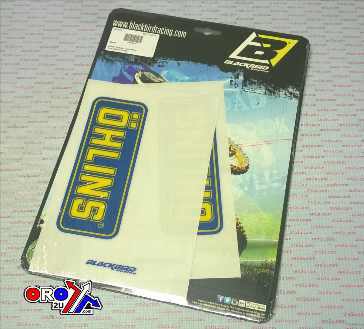 FORK DECAL SET CLEAR OHLINS 5045O thumbnail 2