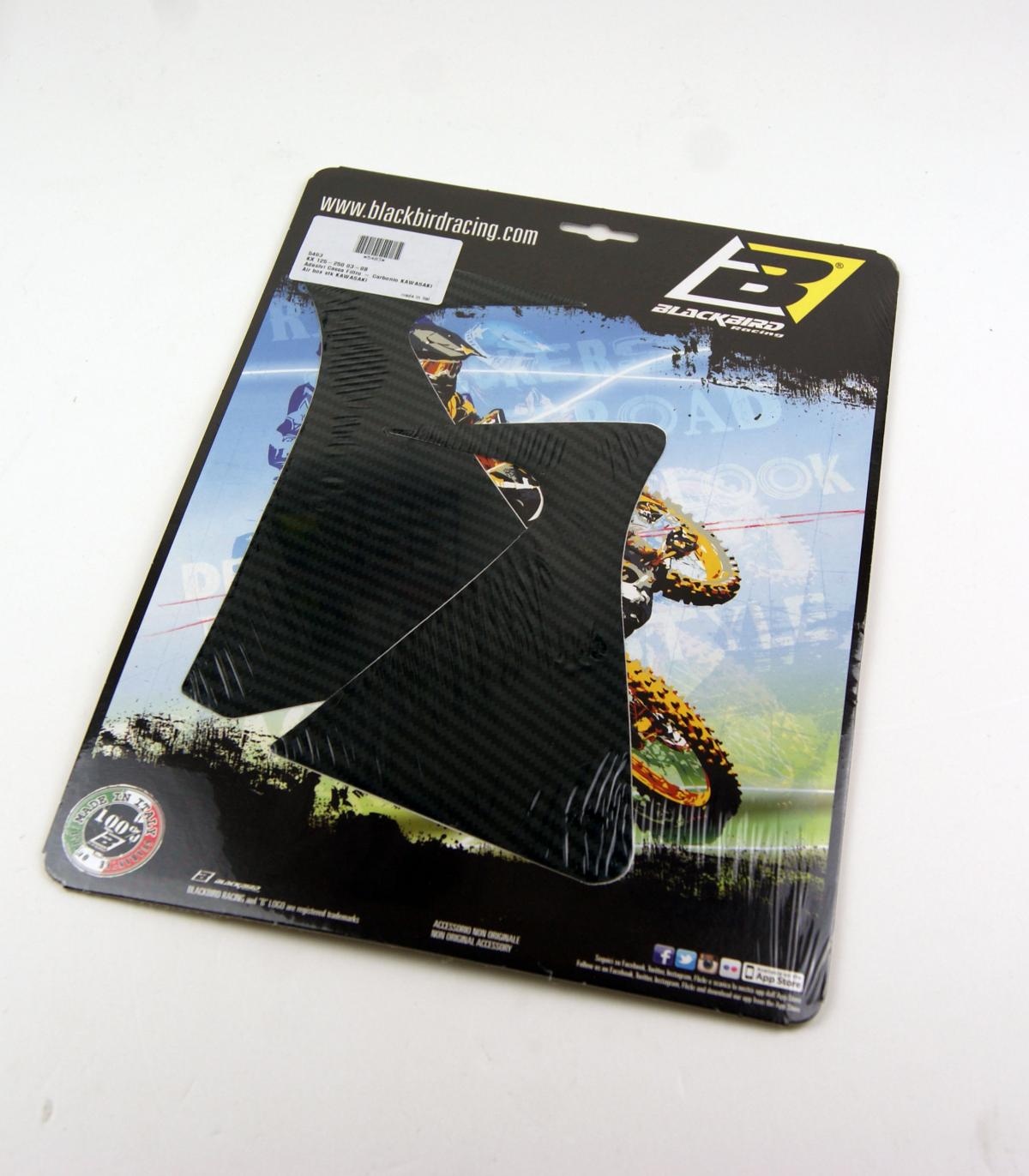 AIR BOX DECAL 03-08 KX125 250, BLACKBIRD 5403 CARBON LOOK, BB5403 thumbnail 2