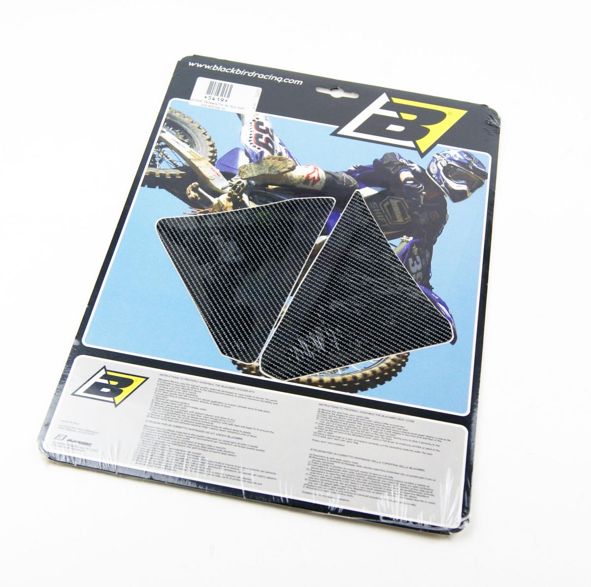KXF250/450 12-14 AIR BOX DECAL, CARBON LOOK BLACKBIRD 5422 thumbnail 2