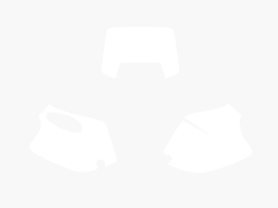 93-99 4 STROKE KTM EXC WHITE PRE CUT BACKGROUNDS, BLACKBIRD 3503/10 image 1