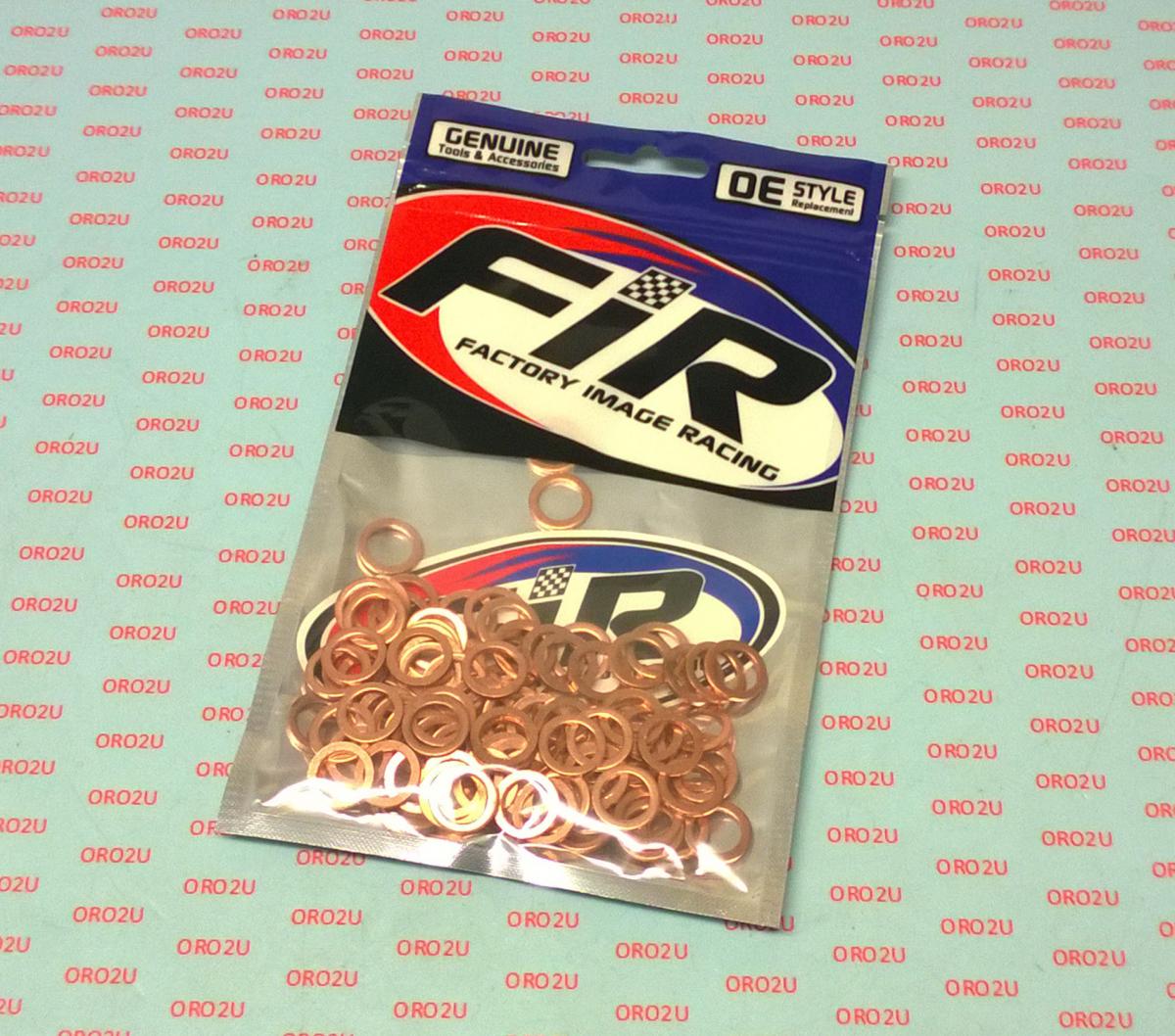 COPPER WASHER M10 PK OF 100, SIZE ID10 x OD15 x W1.5mm thumbnail 2