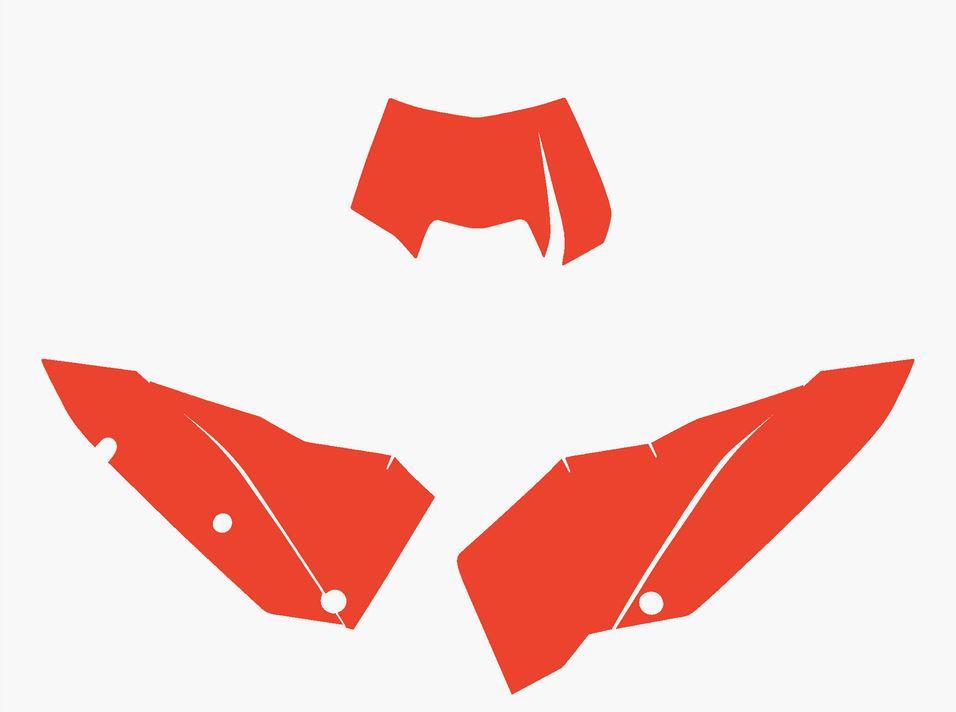 08-11 KTM EXC RED PRECUT BACKGROUNDS, BLACKBIRD 3515/60 image 1