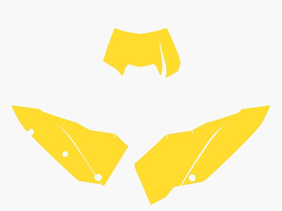 08-11 KTM EXC YELLOW PRE CUT BACKGROUNDS, BLACKBIRD 3515/40 image 1