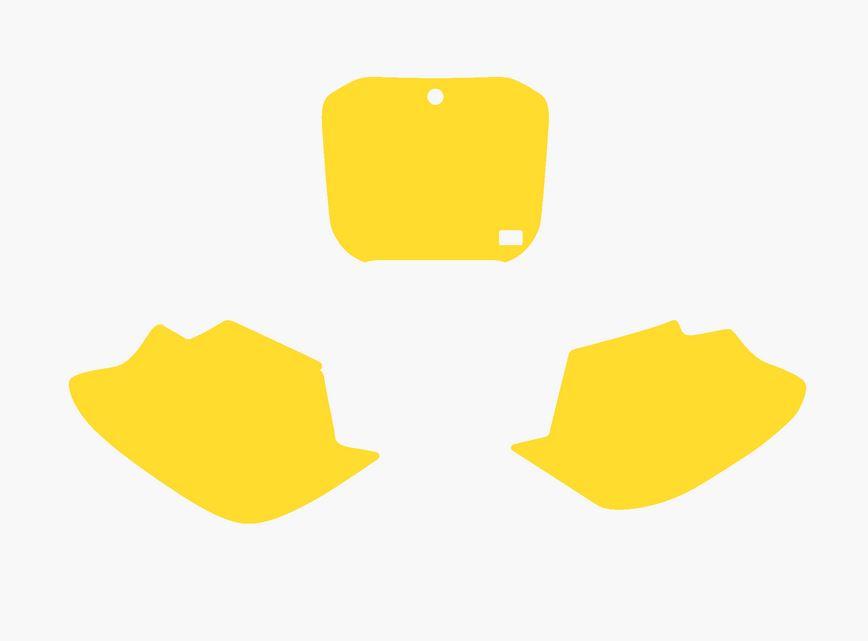 TM 125/250 1999-2003 PRE CUT, BLACKBIRD 3805/40 YELLOW, NUMBER BOARD BACKGROUNDS image 1