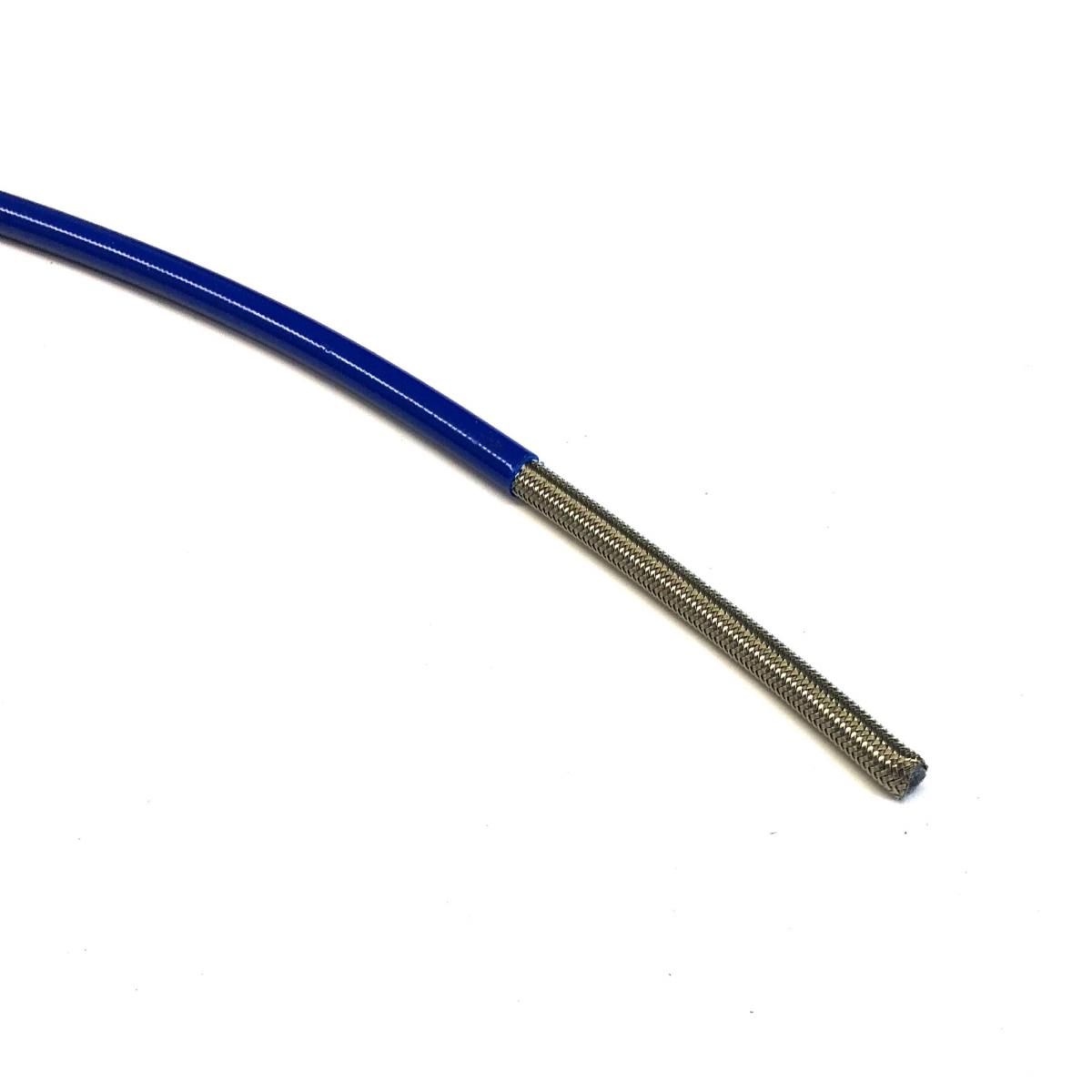 LIGHT BLUE HOSE 5 METER 600-03, STAINLESS STEEL BRAIDED HOSE, 600-03EB / PTFE / PVC COVERED, BUILDALINE thumbnail 3
