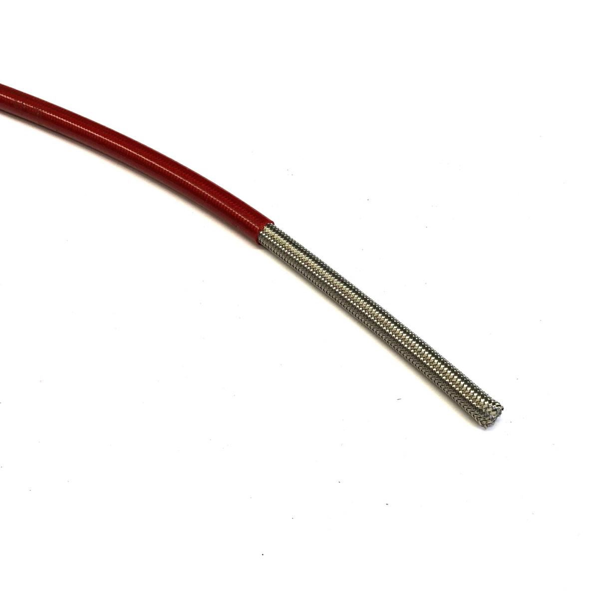 HONDA RED HOSE 1 METER 600-03, STAINLESS STEEL BRAIDED HOSE, 600-03RD / PTFE / PVC COVERED, BUILDALINE thumbnail 2