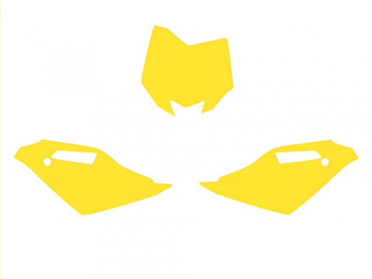 09-12 HUSKY CR125 BACKGROUNDS, YELLOW BLACKBIRD 3613/40 image 1