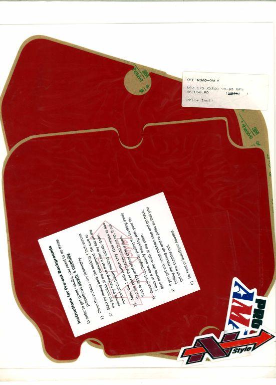 N07-175 KX500 90-95 RED, MOTO X BACKGROUNDS image 1