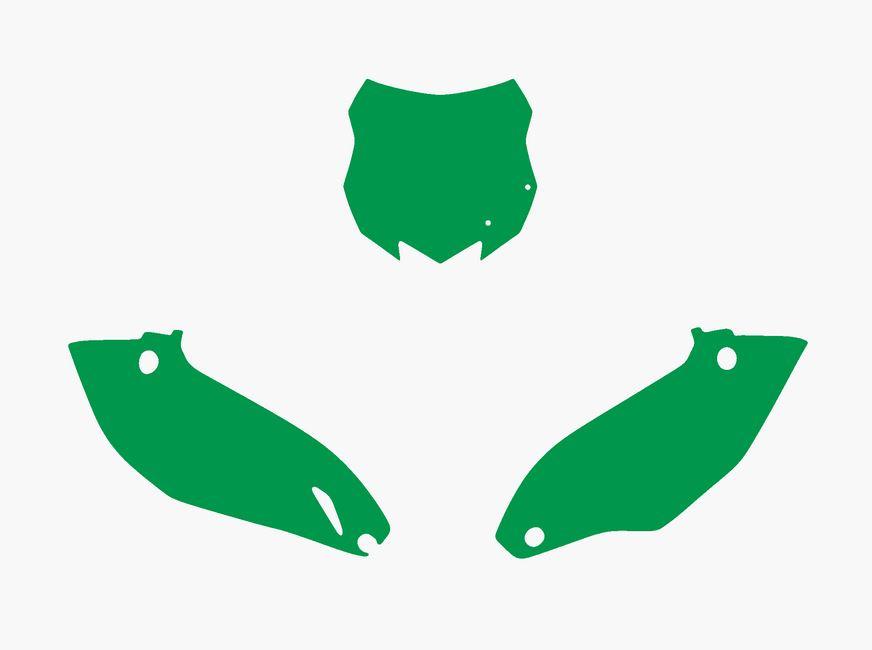 13-15 KXF250/450 BACKGROUNDS, GREEN BLACKBIRD 3417/30 image 1