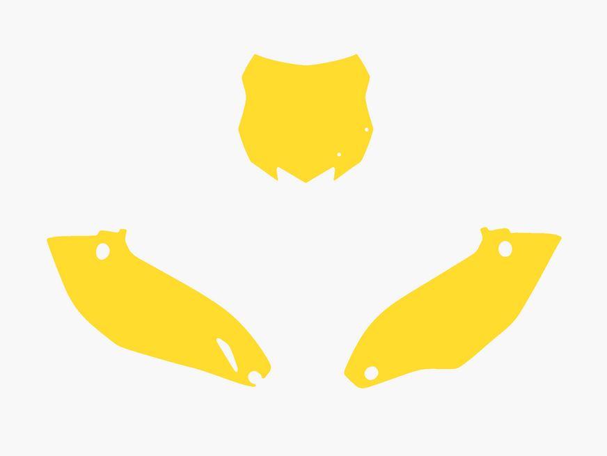 13-15 KXF250/450 BACKGROUNDS, YELLOW BLACKBIRD 3417/40 image 1