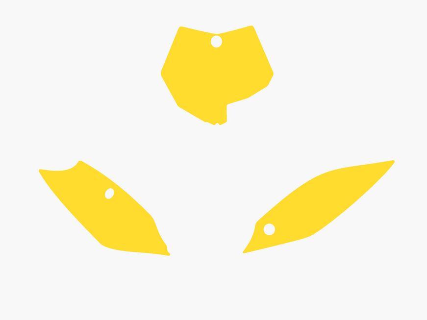 KTM SX 85 13-17 YELLOW BACKGROUNDS, BLACKBIRD 3520/40 image 1