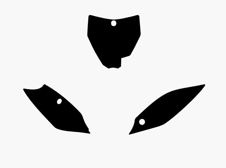 14-17 TC 85 HUSQVARNA BACKGROUNDS, BLACK BLACKBIRD 3623/20 image 1