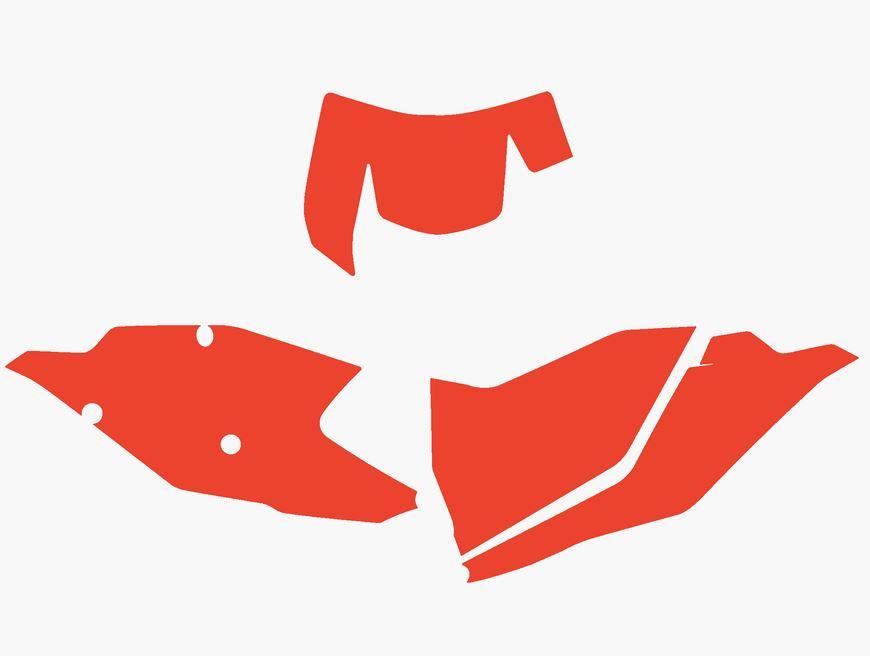 17-19 KTM EXC RED PRE CUT BACKGROUNDS, BLACKBIRD 3526/60 image 1