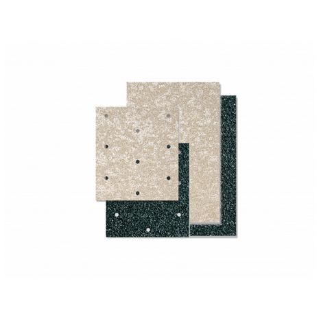 NO SLIP SHEET 47x33 PK/2 BLACK, BLACKBIRD 5072/20 WITH HOLES, BB5072/20