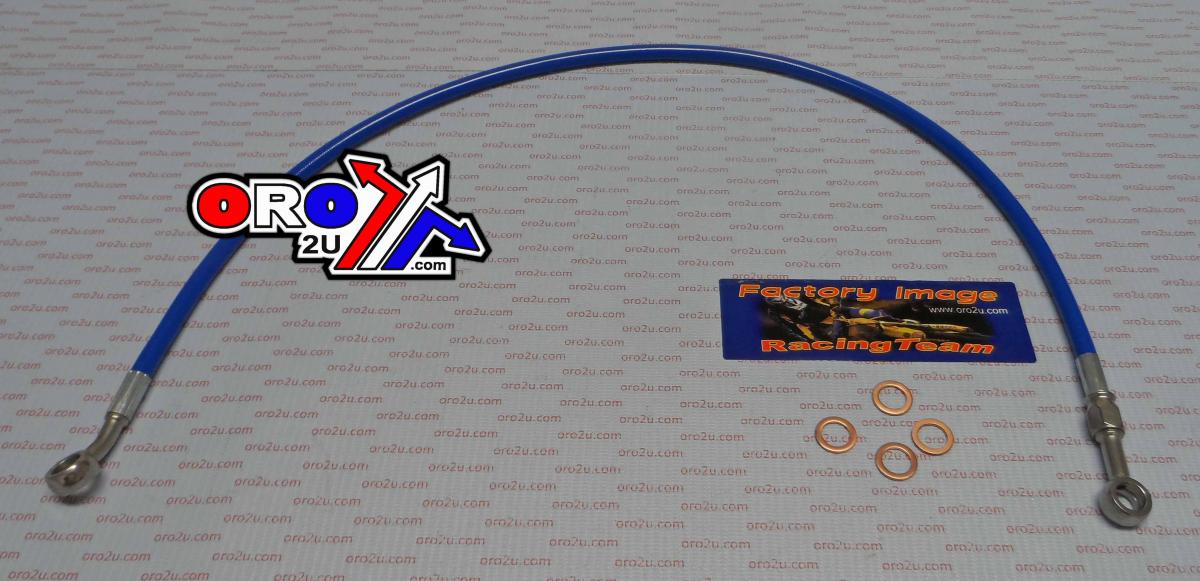 HOSE REAR BRAKE BLUE / BLK HONDA TRX400 EX 1999-07 ATV thumbnail 3
