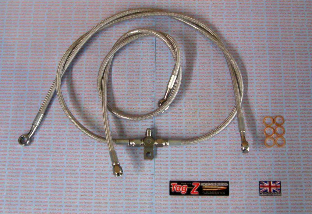HOSE FRONT BRAKE SET/3 +2 SIL, LT-Z400, LT-R450, KFX400 FIR, KIT DONE thumbnail 3
