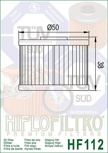 OIL FILTER HIFLO HF112 thumbnail 3