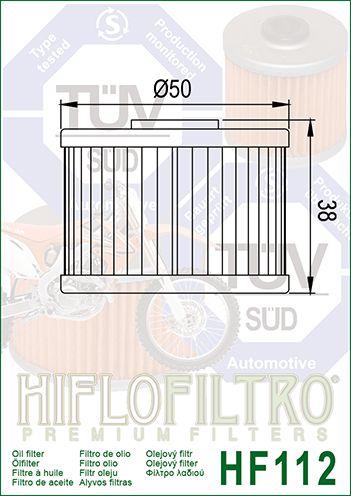 OIL FILTER HIFLO HF112 thumbnail 4