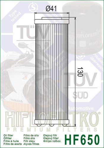 OIL FILTER HIFLO HF650, HF158 / HF658 / KTM 450 505 SX thumbnail 5