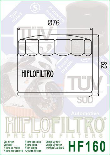 OIL FILTER HIFLO HF160 BMW, BMW 11-42-7-719-357 thumbnail 4