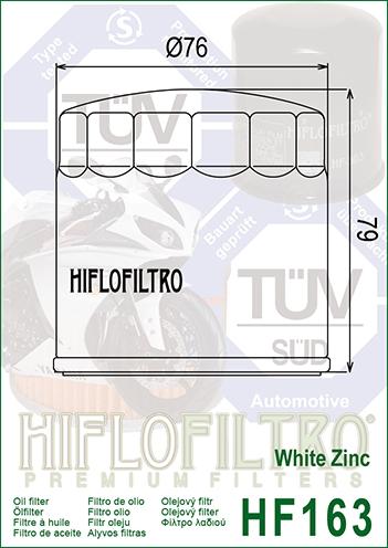 OIL FILTER HIFLO HF163 BMW thumbnail 3