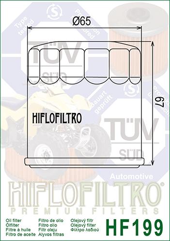 OIL FILTER HIFLO HF199 thumbnail 4