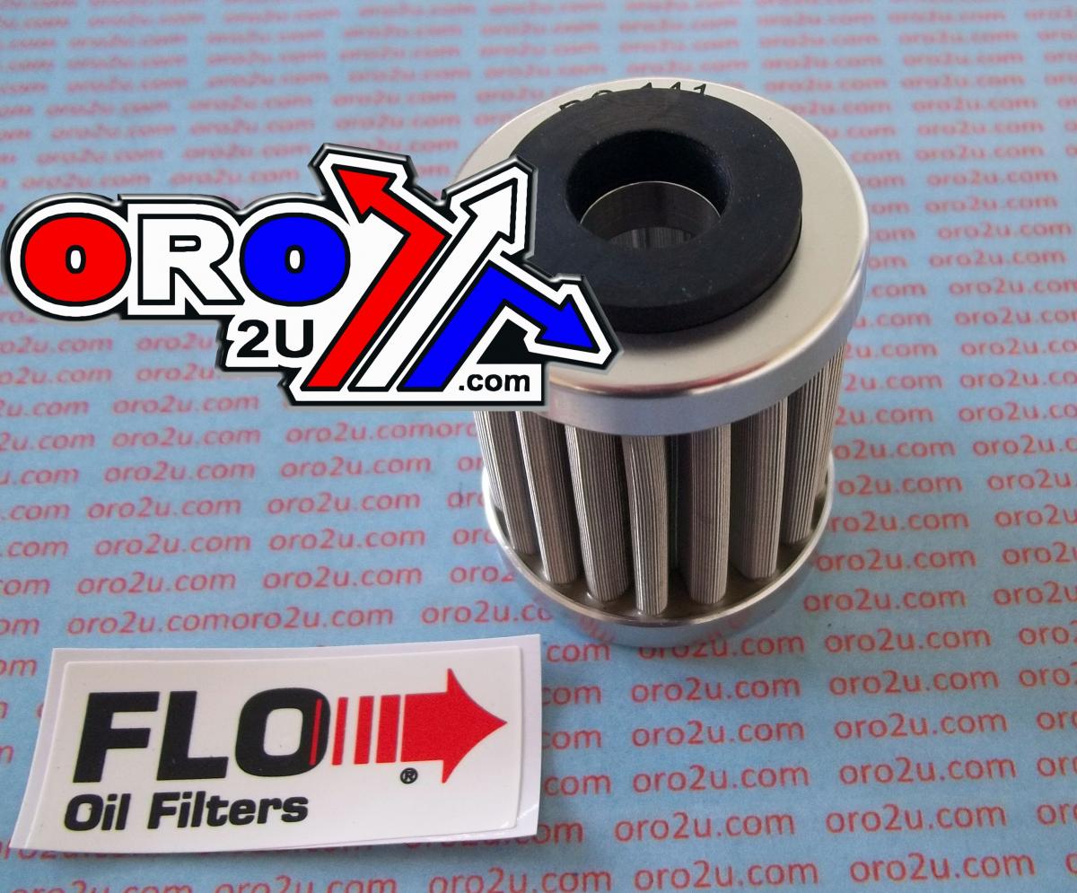 OIL FILTER FLO REUSABLE PC141, PC RACING USA STAINLESS STEEL thumbnail 4