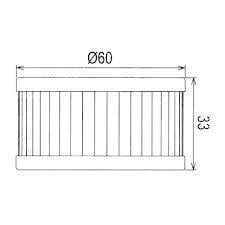 OIL FILTER 16510-37440 HF137 thumbnail 2