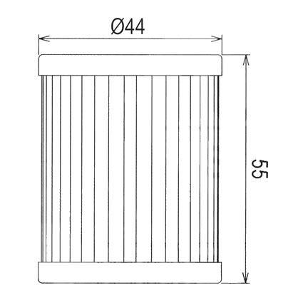 OIL FILTER HF132 165102450 MOTO FILTER MF8132 thumbnail 2