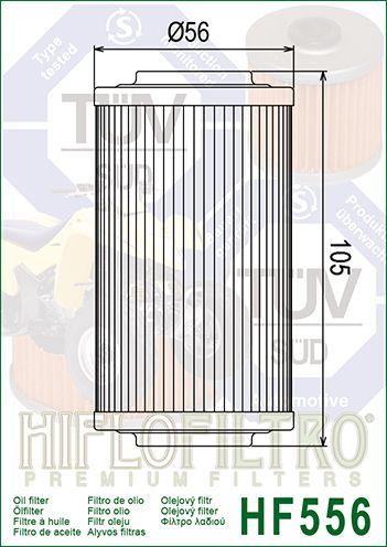 OIL FILTER HIFLO HF556 thumbnail 4