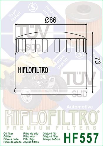 OIL FILTER HIFLO HF557 CAN thumbnail 4
