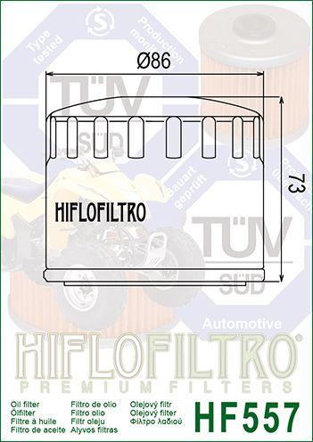 OIL FILTER HIFLO HF557 CAN thumbnail 5