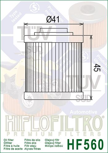 OIL FILTER HIFLO HF560 thumbnail 4