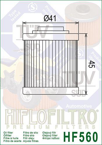 OIL FILTER HIFLO HF560 thumbnail 5